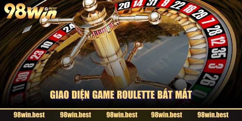 Giao diện game Roulette bắt mắt