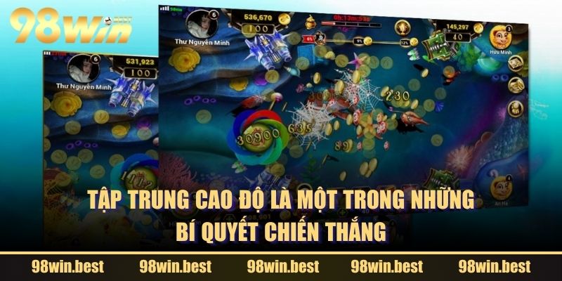 Tập trung cao độ là một trong những bí quyết chiến thắng